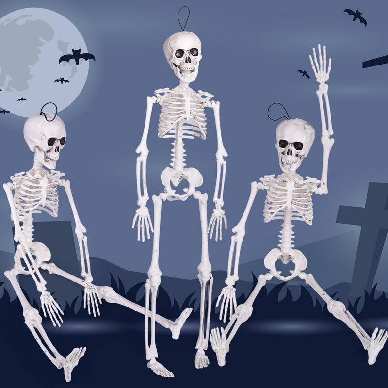3Pcs Halloween Hanging Skeleton Decoration Set Outdoor Decor - Mae It Be Home