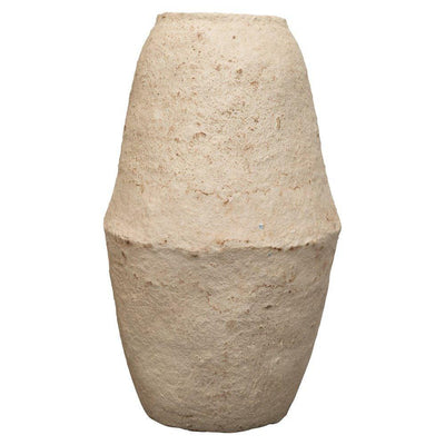 40" Handmade Paper Mache Floor Vase - Mae It Be Home