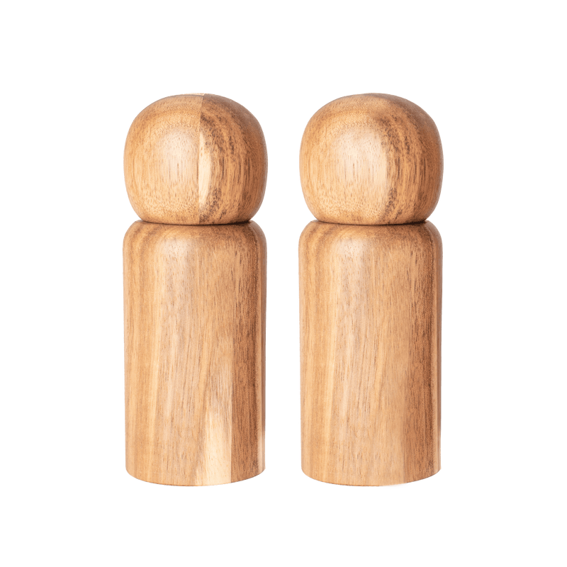 Guayabo Spice Mills (2-Pack, Grinders) - Acacia Wood - Mae It Be Home