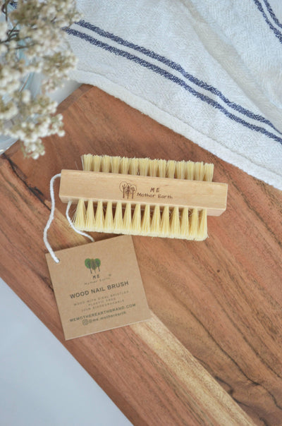 Vegan Wood Nail Brush - Mae It Be Home