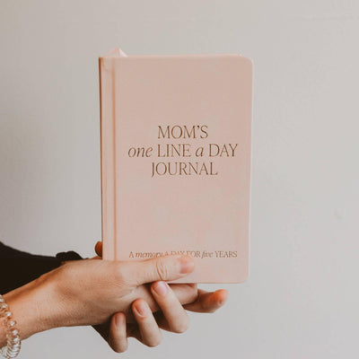 Mom's One Line A Day Leather Journal - Home Decor - Mae It Be Home