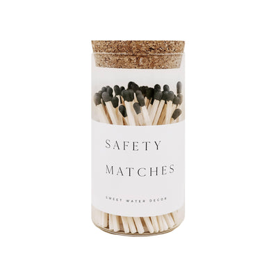 Medium Hearth Matches, Black Tip - Home Decor & Gifts - Mae It Be Home