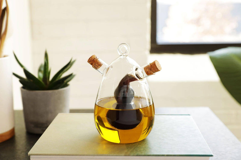 Glass Oil & Vinegar Cruet (Teardrop) | Kitchen Bestseller - Mae It Be Home