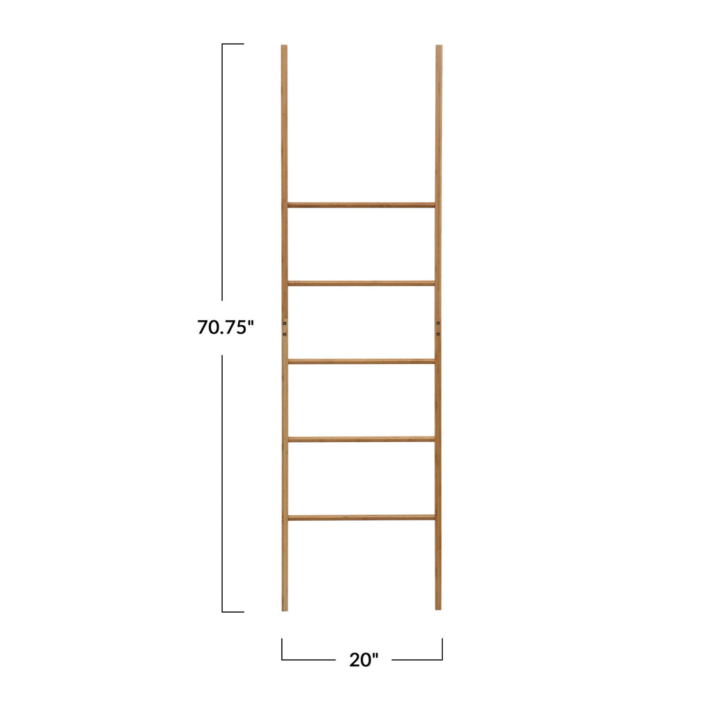 Bamboo Decorative Ladder - Mae It Be Home