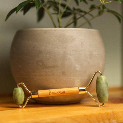 Bamboo Facial Massage Roller | Market Bestseller - Mae It Be Home