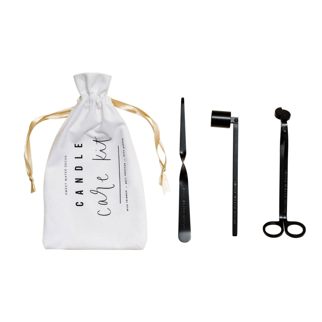 Black Candle Care Kit - Candle Tools - Candle Accessories - Mae It Be Home
