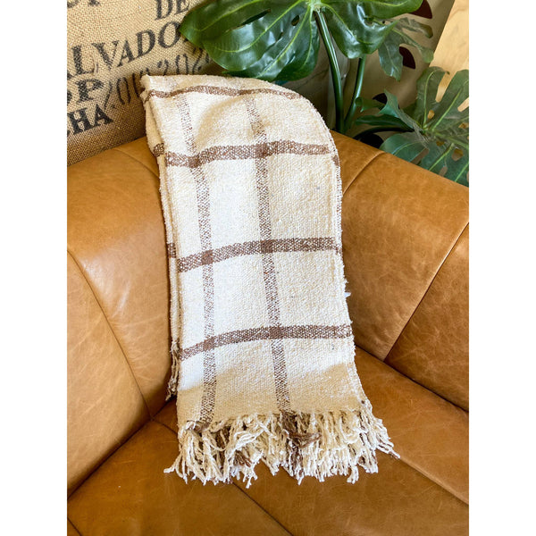 Catalina Plaid - SUSTAINABLE THROW BLANKET - Mae It Be Home