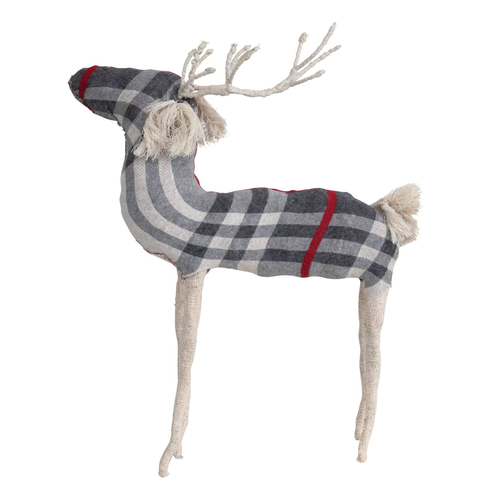 Cotton Knit & Wire Reindeer - Mae It Be Home