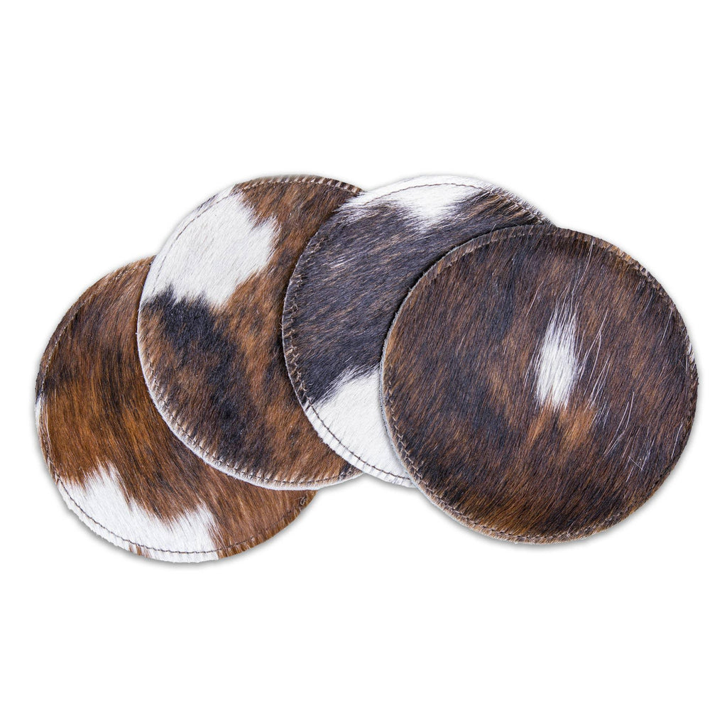 Cowhide Coasters - Mae It Be Home
