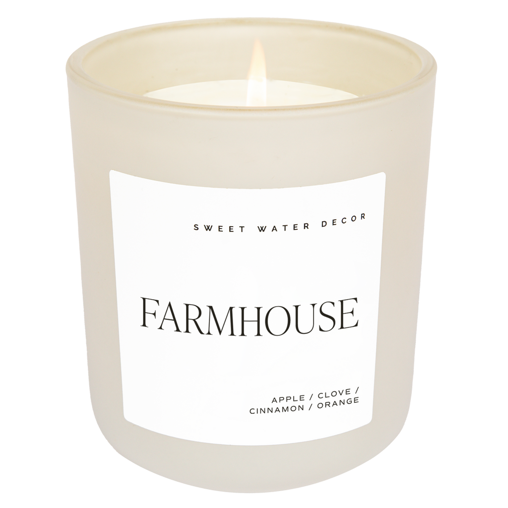 Farmhouse 15 oz Soy Candle - Home Decor & Gifts