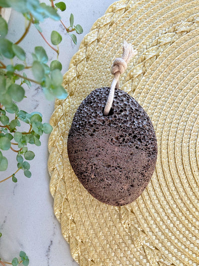 Lava Pumice Stone with Cotton Hanging Loop - Mae It Be Home