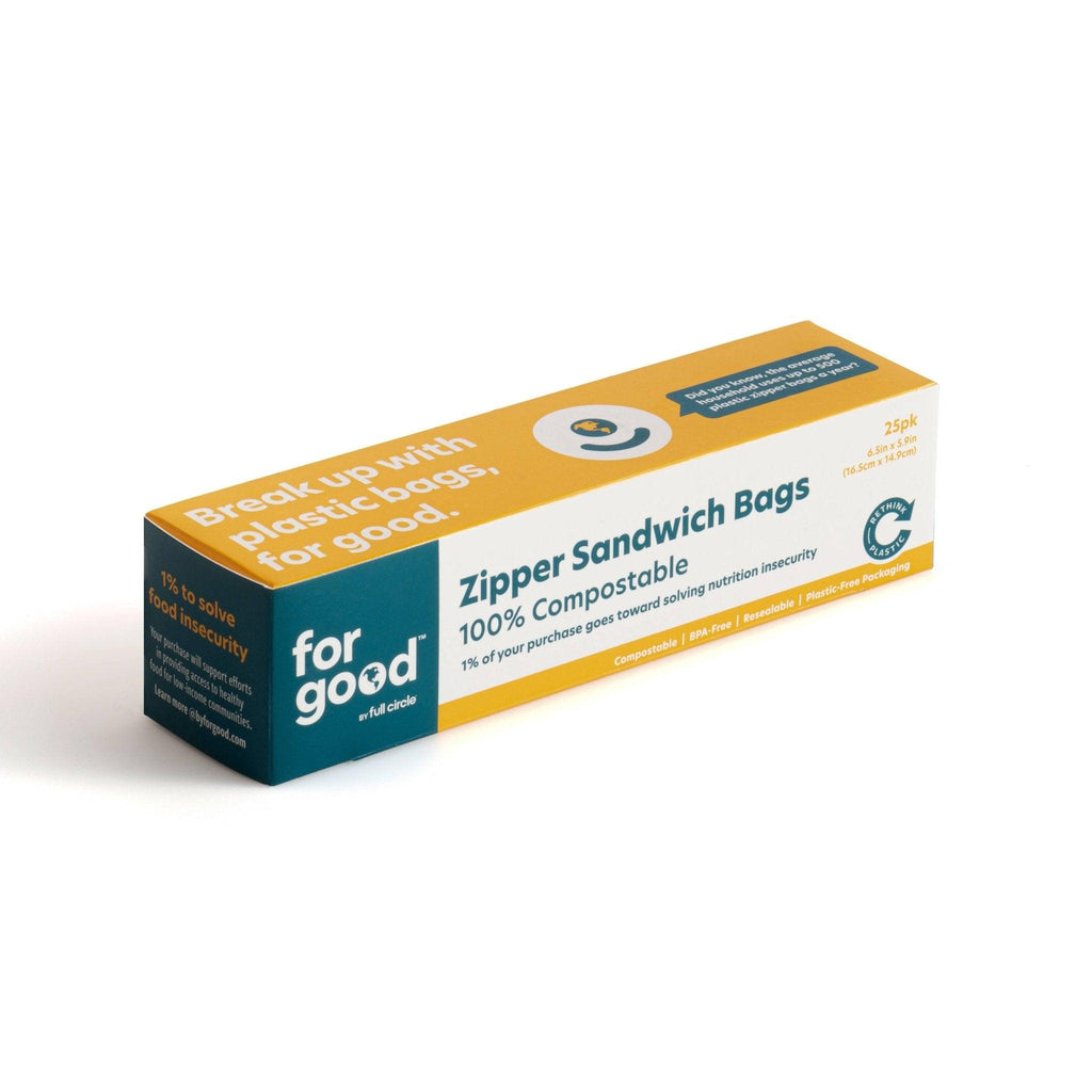 For Good Compostable Sandwich Bags (25pk) - Mae It Be Home
