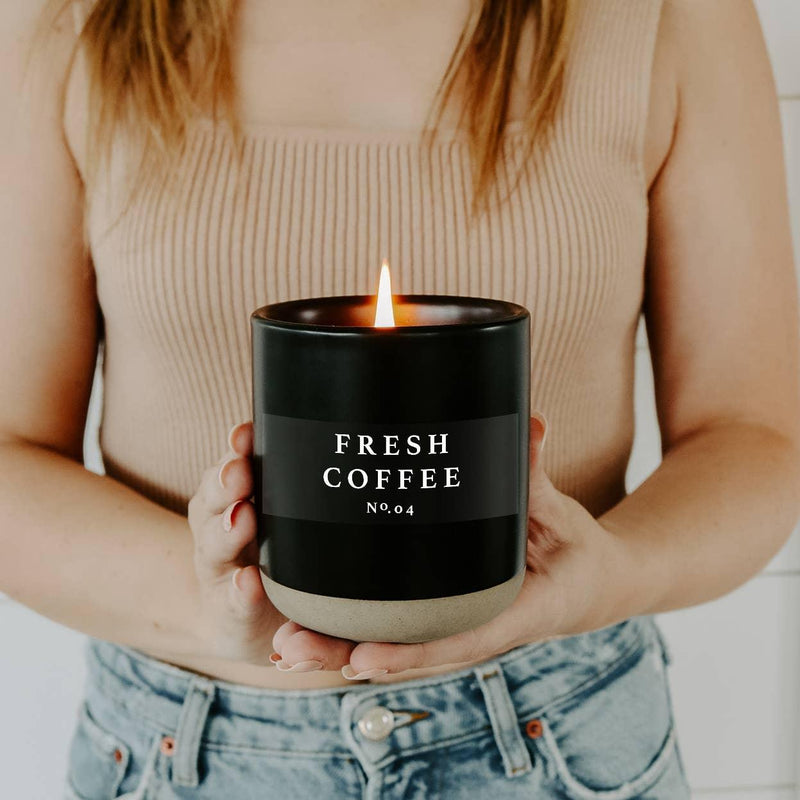 Fresh Coffee 12 oz Soy Candle - Mae It Be Home