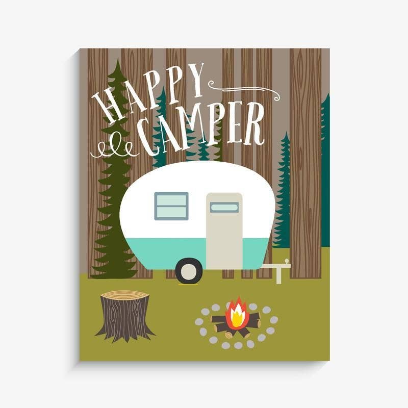 Happy Camper Print - Mae It Be Home