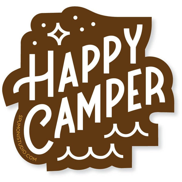 Happy Camper Sticker - Mae It Be Home
