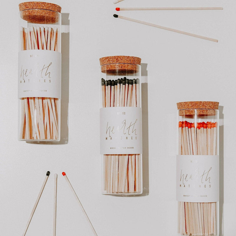 Hearth Matches, Black Tip - Home Decor & Gifts - Mae It Be Home