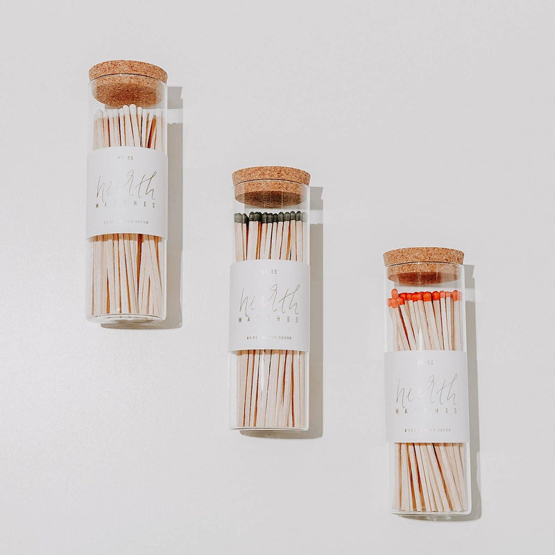 Hearth Matches, Black Tip - Home Decor & Gifts - Mae It Be Home