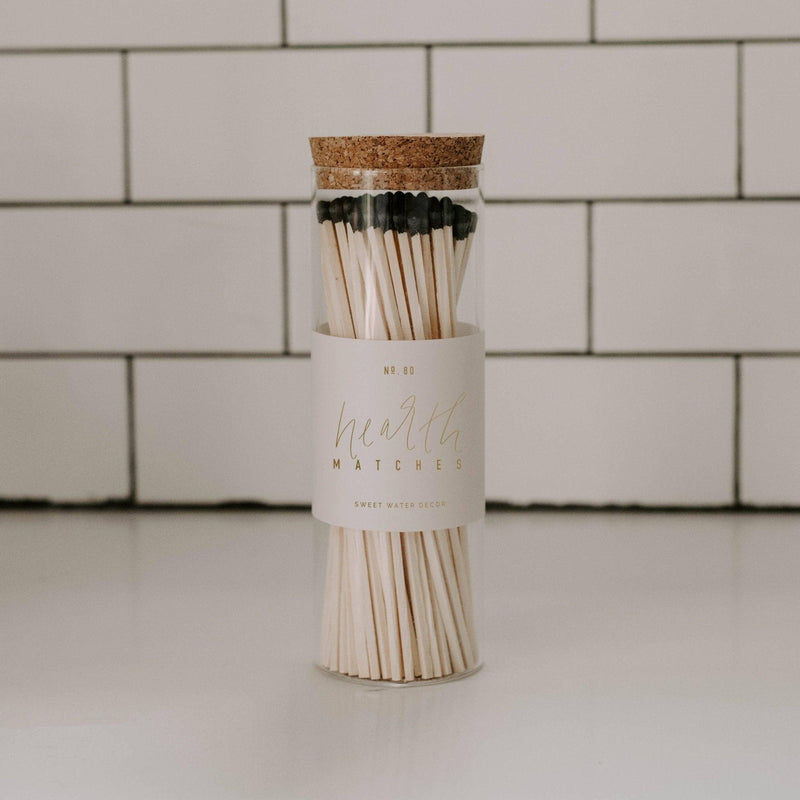 Hearth Matches, Black Tip - Home Decor & Gifts - Mae It Be Home