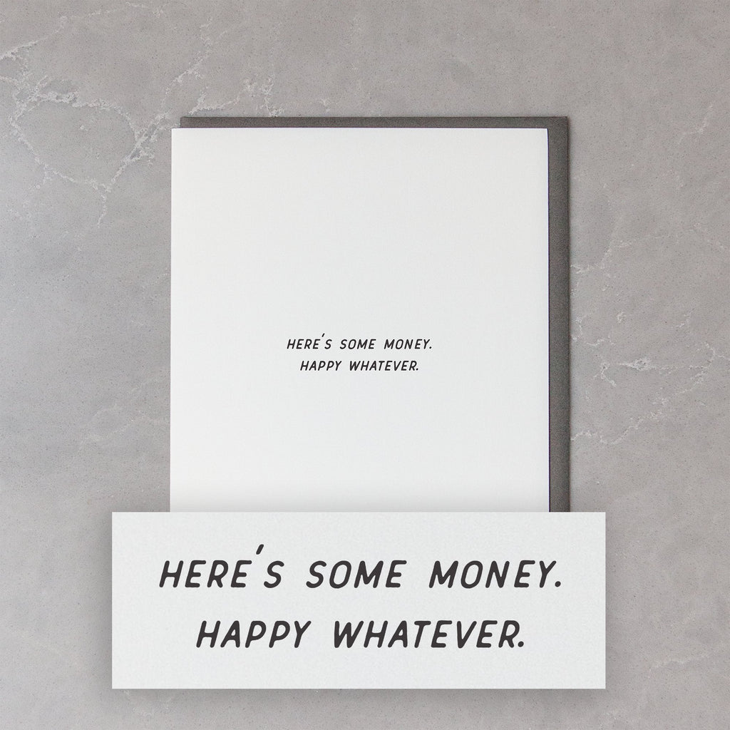 Here's Some Money Birthday/Greeting Card - Mae It Be Home