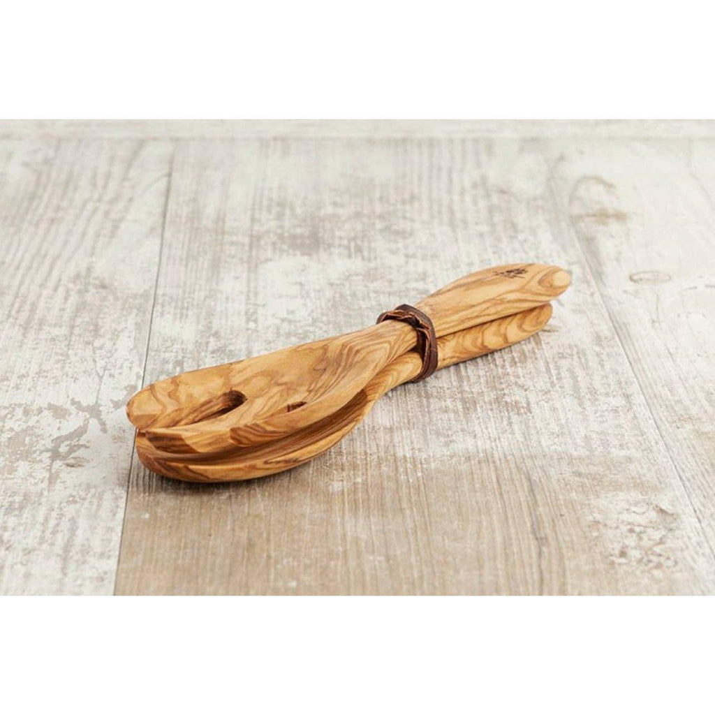Italian Olivewood Salad Servers - Mae It Be Home