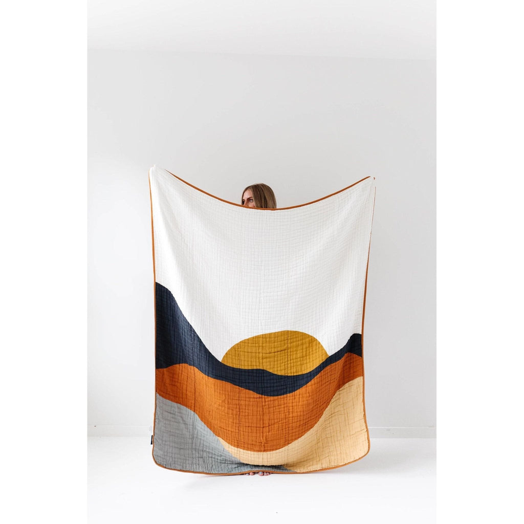 Large Sunset Throw Blanket - Mae It Be Home