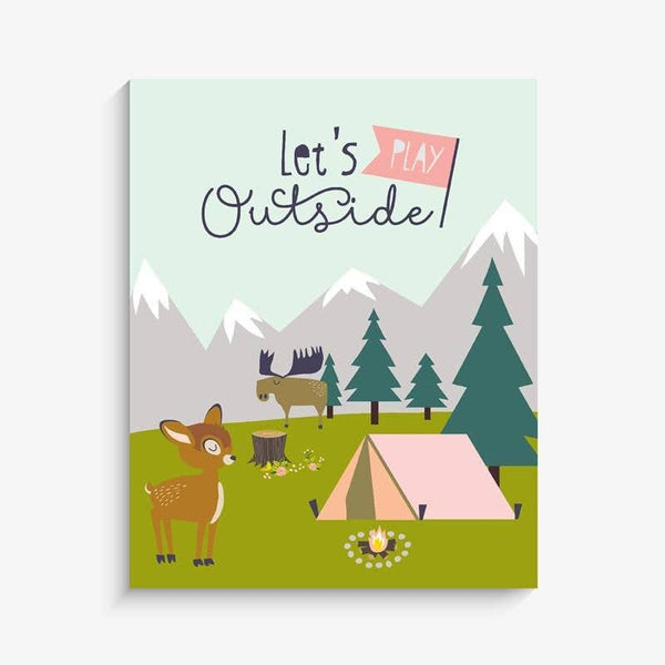 Let's Play Outside Print - Mae It Be Home