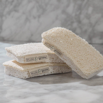 Loofah & Wood Pulp Sponge - Mae It Be Home