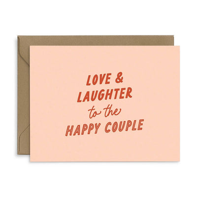 Love & Laughter Wedding Greeting Card - Mae It Be Home