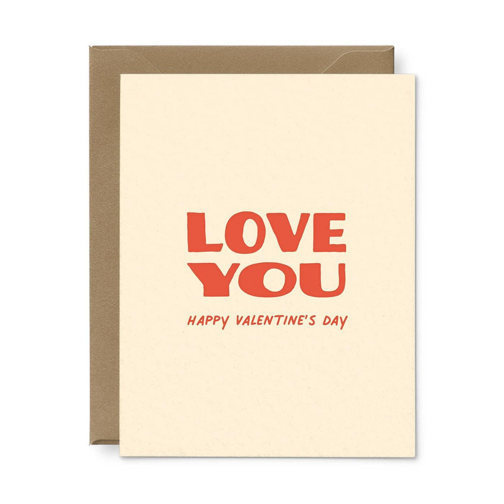 Love You Happy Valentine's Day Card - Mae It Be Home
