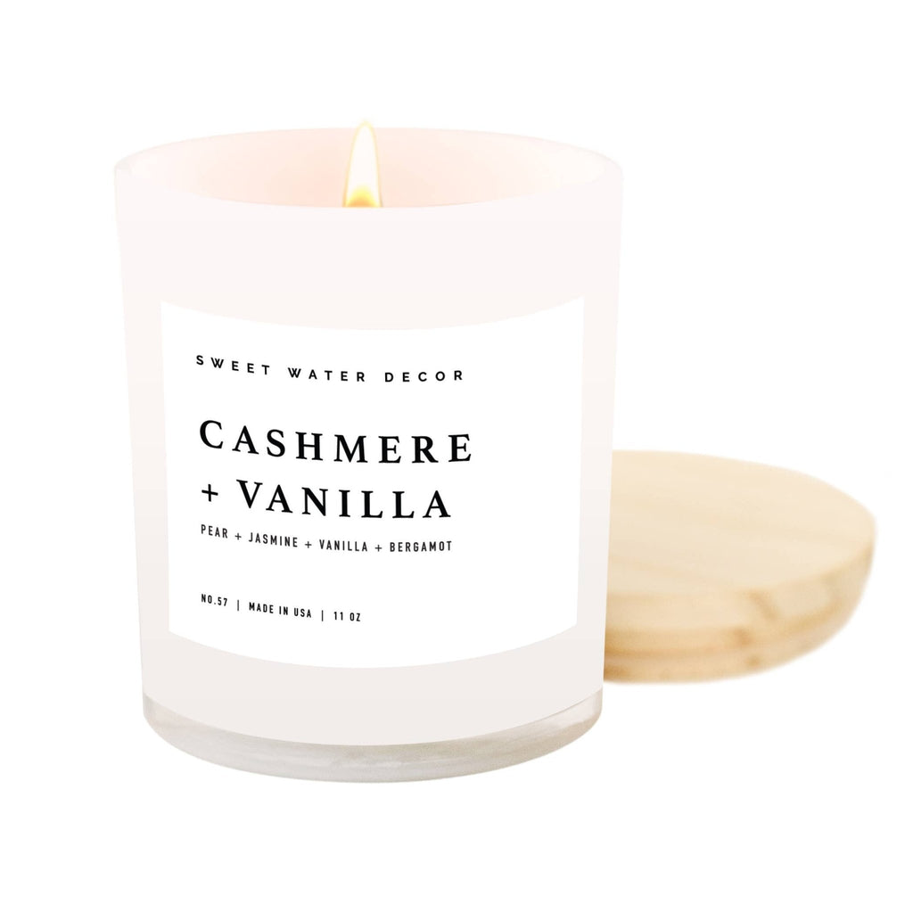 *NEW* Cashmere and Vanilla 11 oz Soy Candle - Decor & Gifts - Mae It Be Home