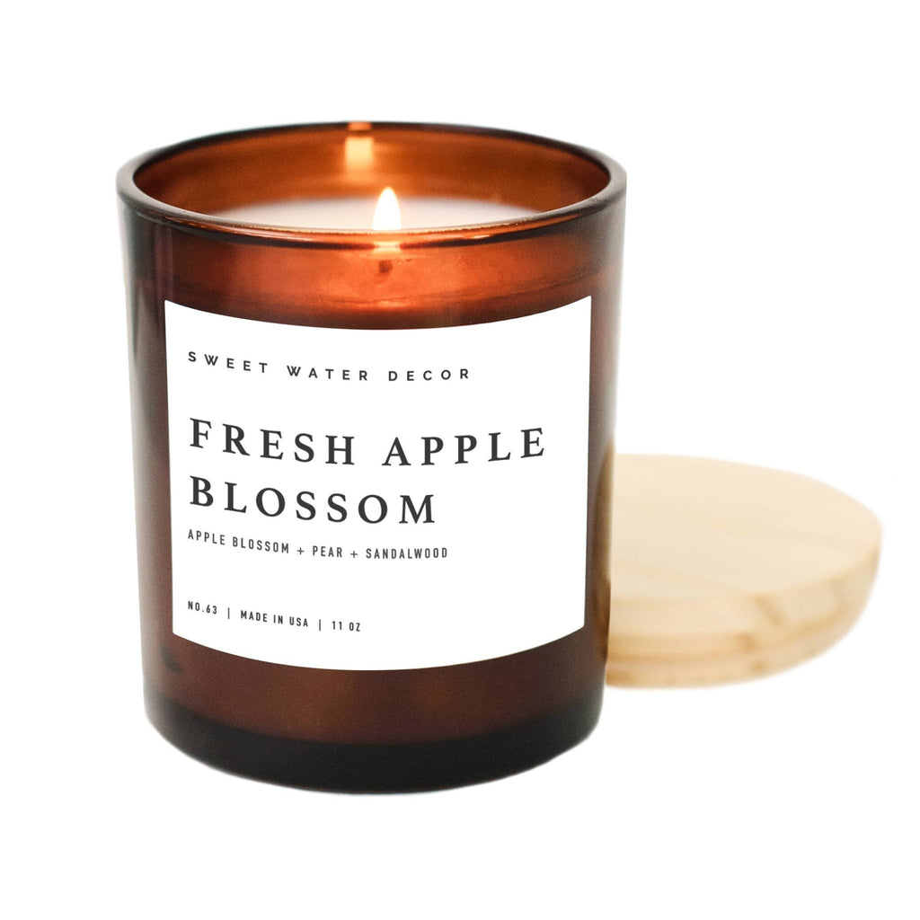 *NEW* Fresh Apple Blossom 11 oz Soy Candle - Decor & Gifts - Mae It Be Home