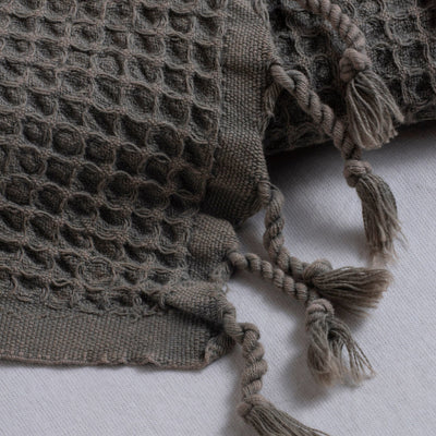 Olive Waffle Hand Towel - Mae It Be Home