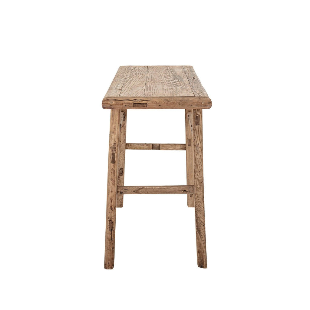 Reclaimed Elm Wood Console Table - Mae It Be Home