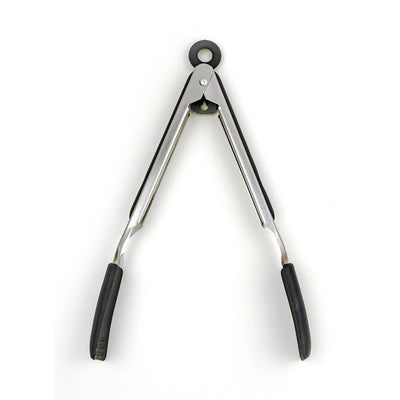 Square Silicone Tip Tongs - 9In - Black - Mae It Be Home