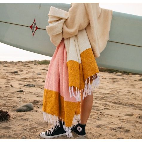Sunrise - SUSTAINABLE THROW BLANKET - Mae It Be Home