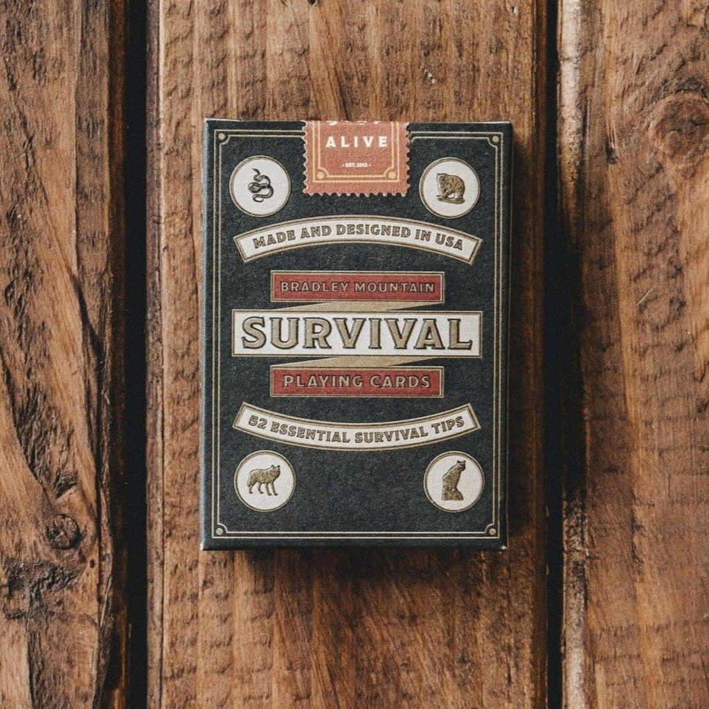 Survival Playing Cards - Charcoal - Mae It Be Home