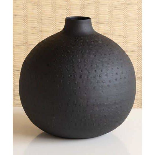 Textured Vase - Small Round - Mae It Be Home