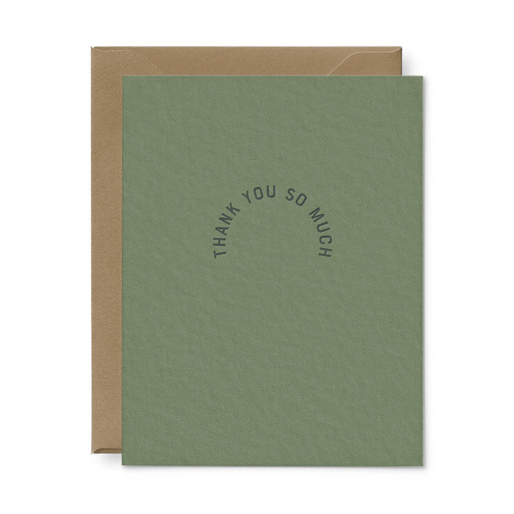 Thank You So Much Arch Greeting Card: Single - Mae It Be Home
