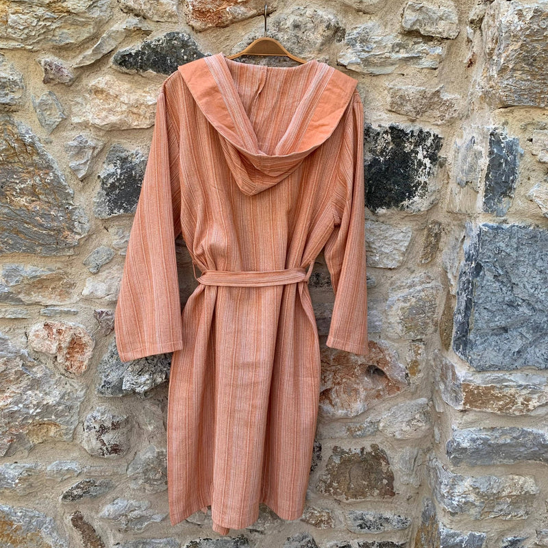 Turkish Hooded Robe: Blue / S/M - Mae It Be Home