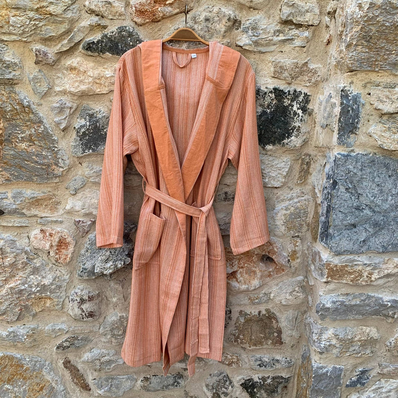 Turkish Hooded Robe: Blue / S/M - Mae It Be Home