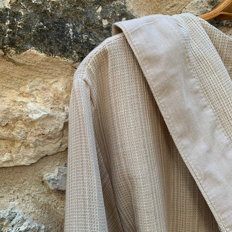 Turkish Hooded Robe: Blue / S/M - Mae It Be Home
