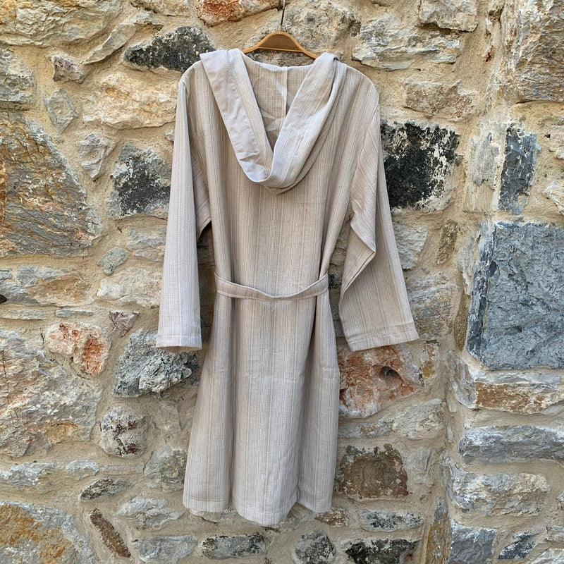 Turkish Hooded Robe: Grey / S/M - Mae It Be Home