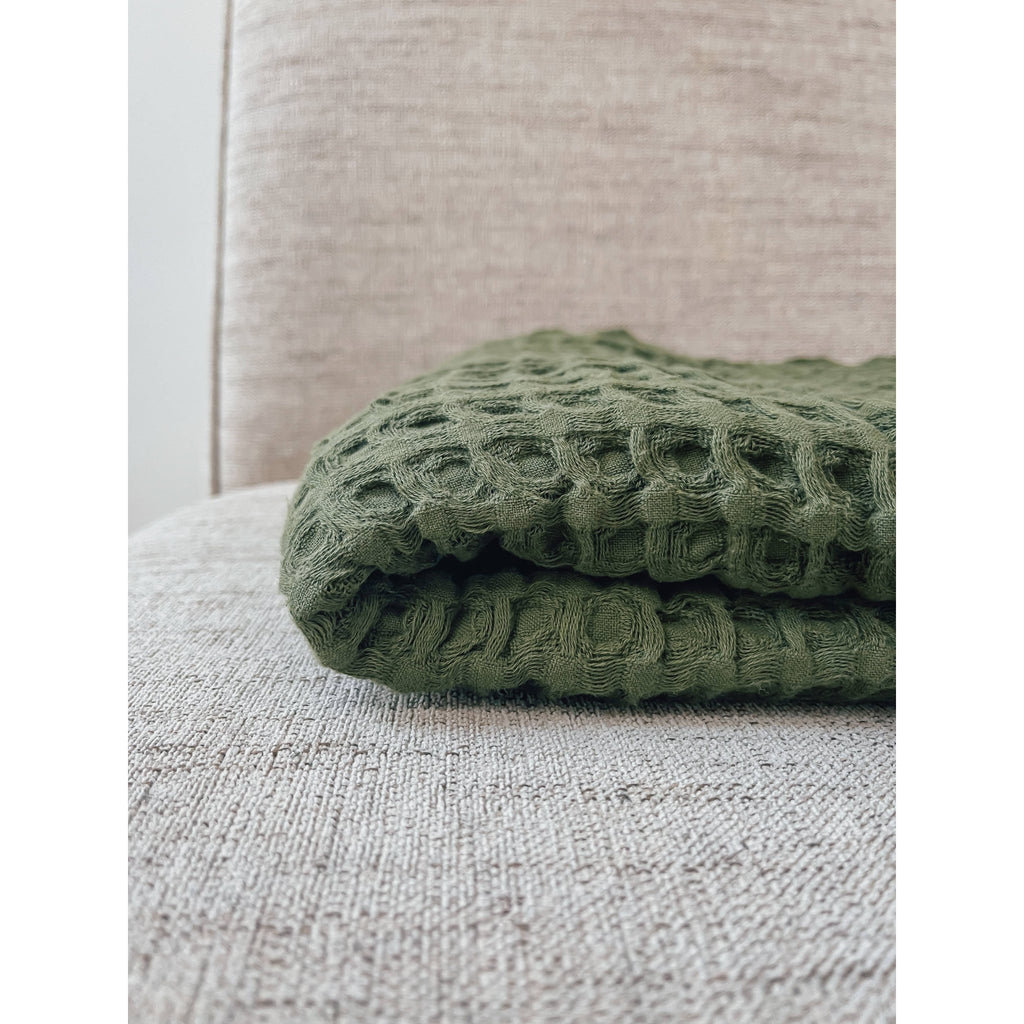 Waffle Blanket - Juniper - Mae It Be Home